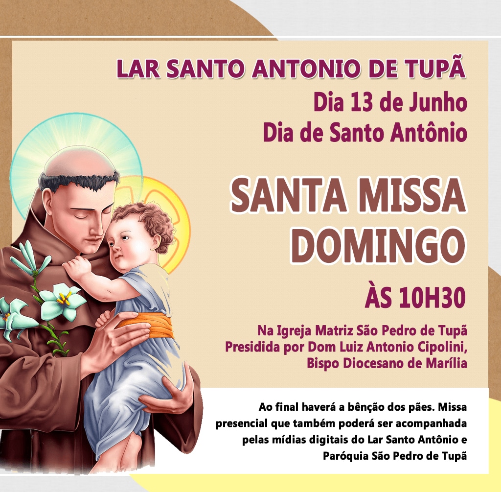 SANTO ANTÔNIO COMPANHEIRO - Músicas para Missa